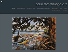 Tablet Screenshot of paultrowbridgeart.com